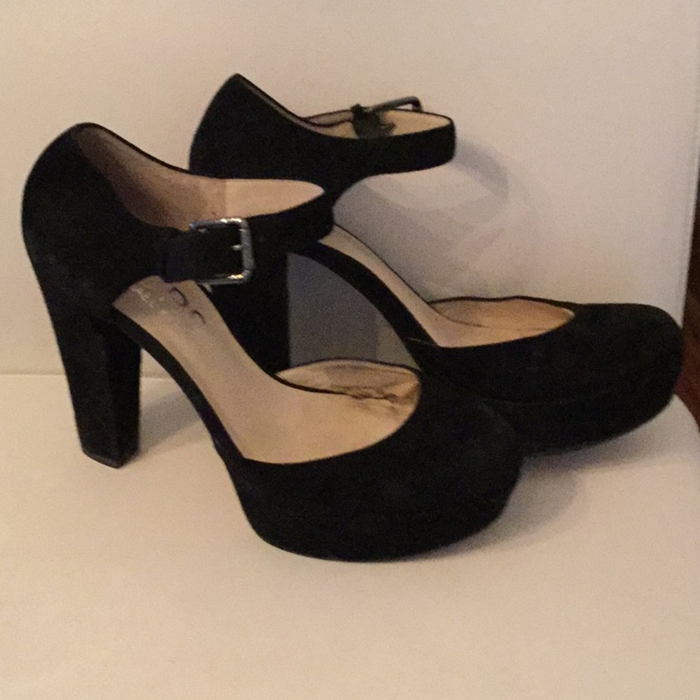 Michael Kors suede platforms